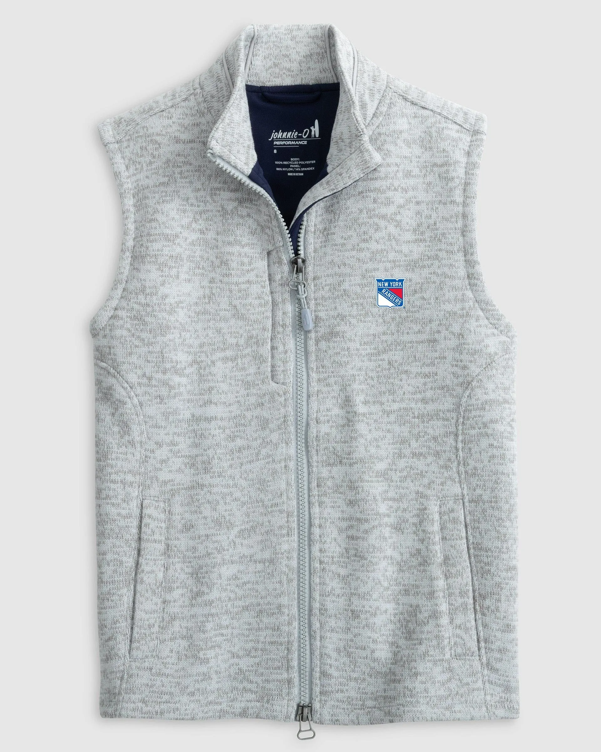 New York Rangers Denalis Jr. Performance Fleece Vest sold by Johnnie-O product image thumbnail 2