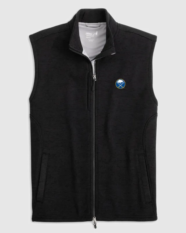 Buffalo Sabres Denalis Performance Fleece Vest sold by Johnnie-O