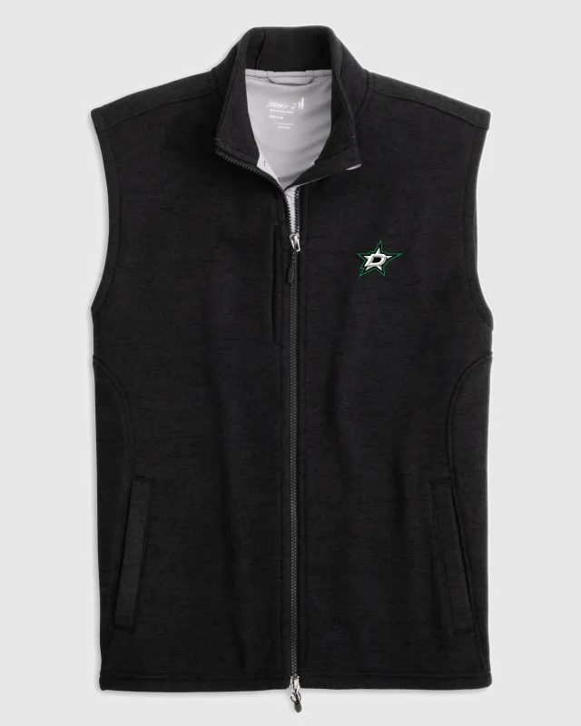 Dallas Stars Denalis Performance Fleece Vest sold by Johnnie-O