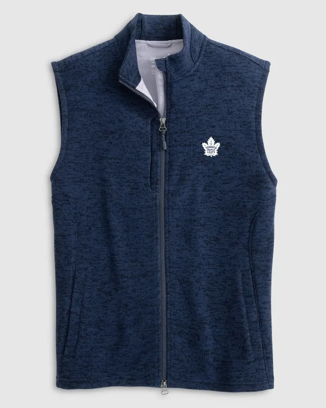 Toronto Maple Leafs Denalis Performance Fleece Vest sold by Johnnie-O