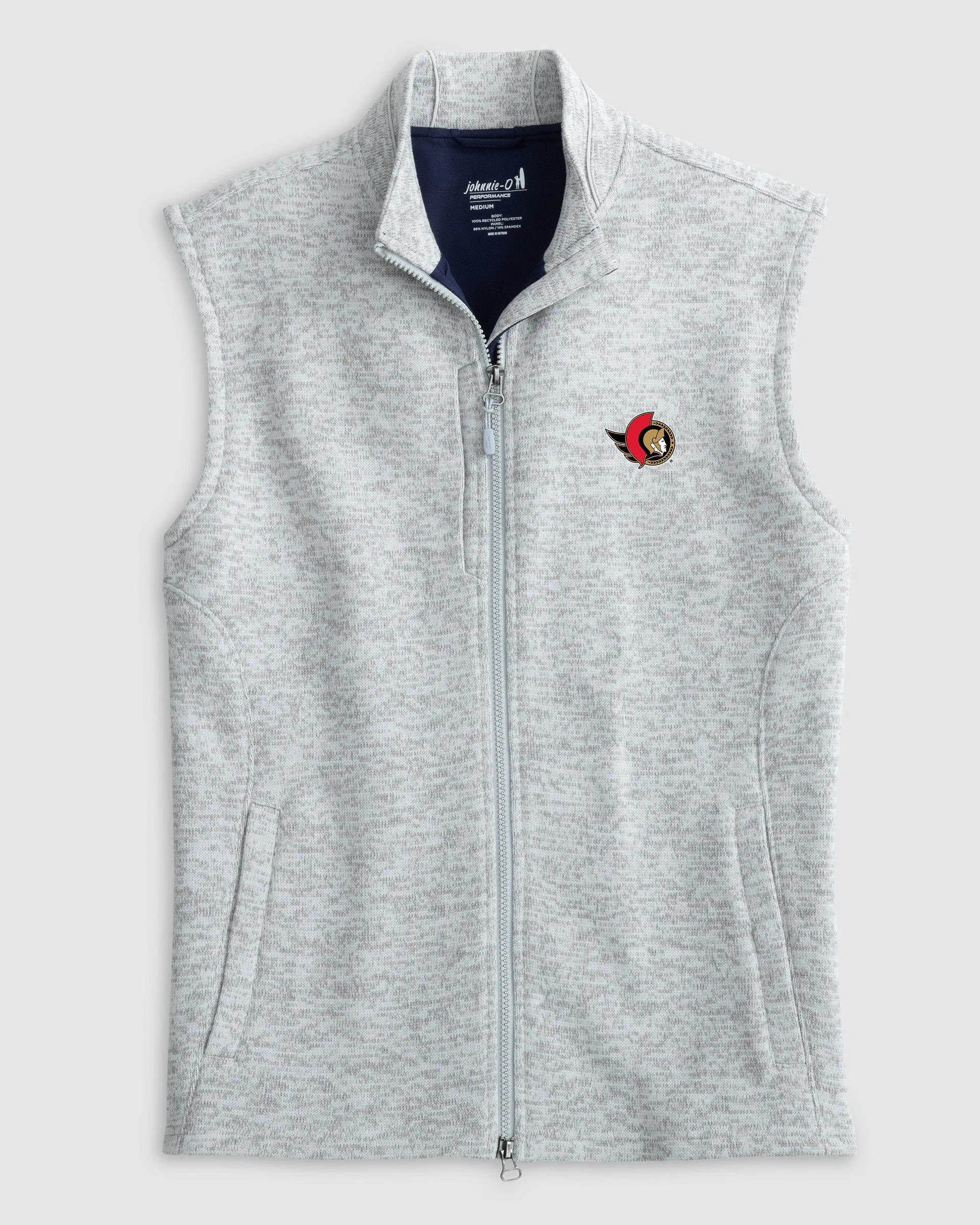 Ottawa Senators Denalis Performance Fleece Vest sold by Johnnie-O product image thumbnail 2