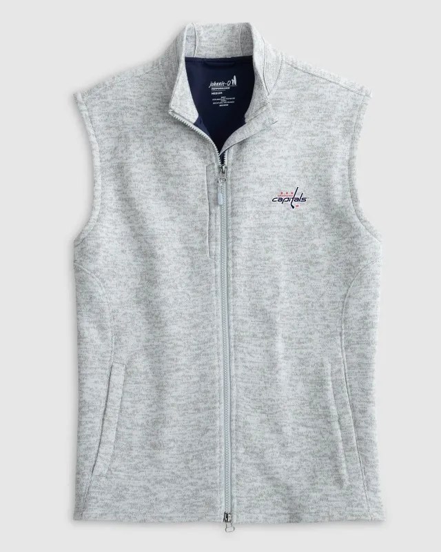 Washington Capitals Denalis Performance Fleece Vest sold by Johnnie-O