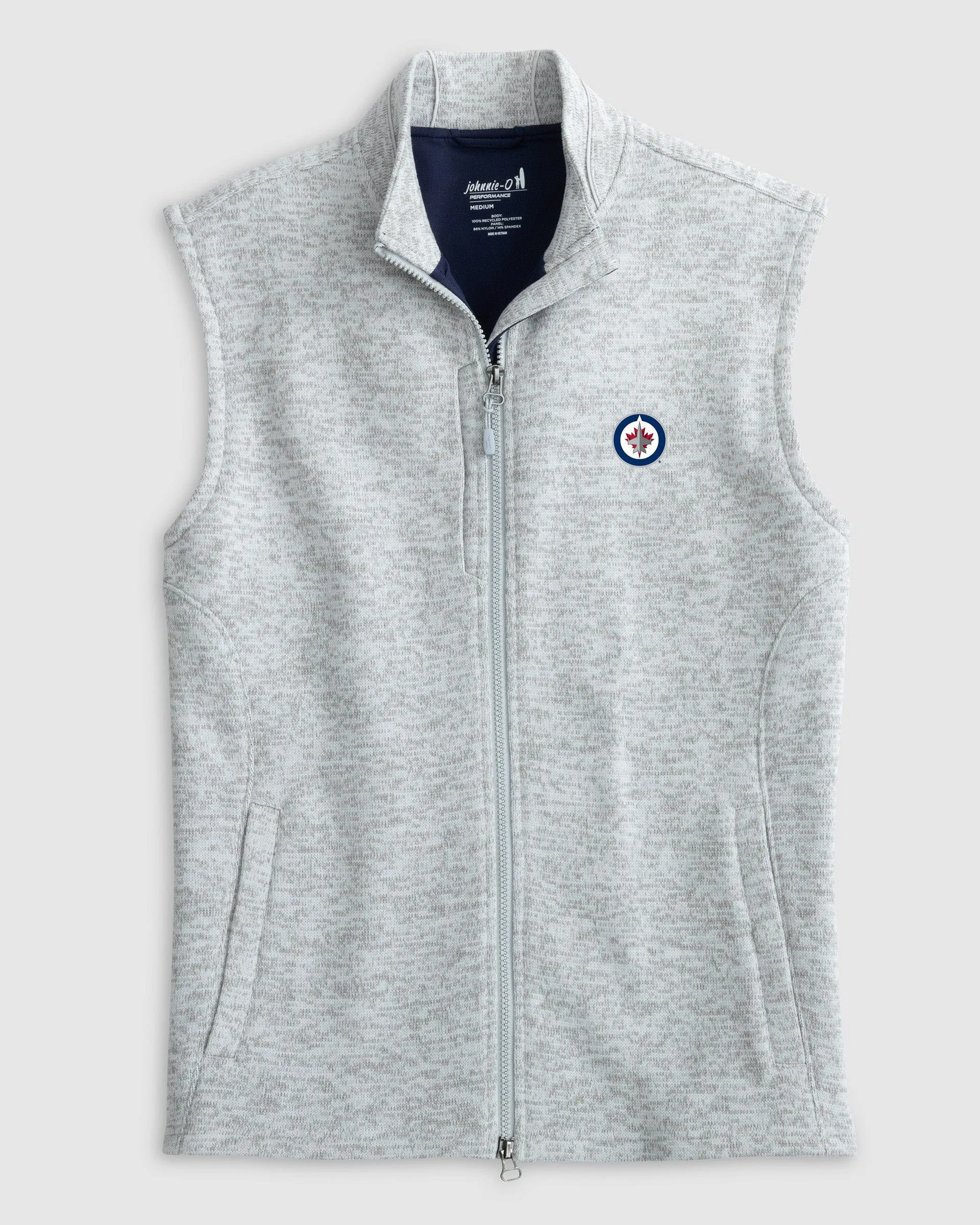 Winnipeg Jets Denalis Performance Fleece Vest sold by Johnnie-O product image thumbnail 2