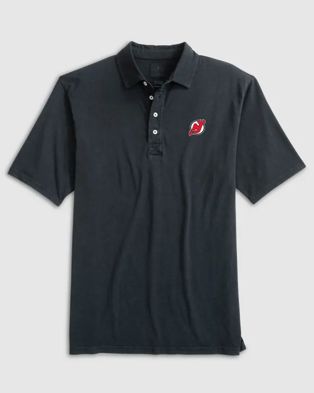 New Jersey Devils Coastal Wash Original Polo sold by Johnnie-O