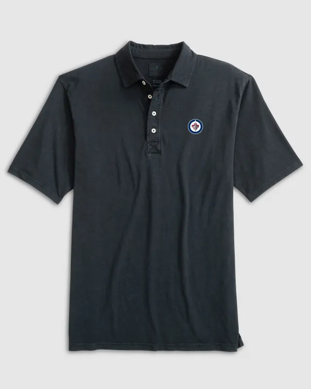 Winnipeg Jets Coastal Wash Original Polo sold by Johnnie-O