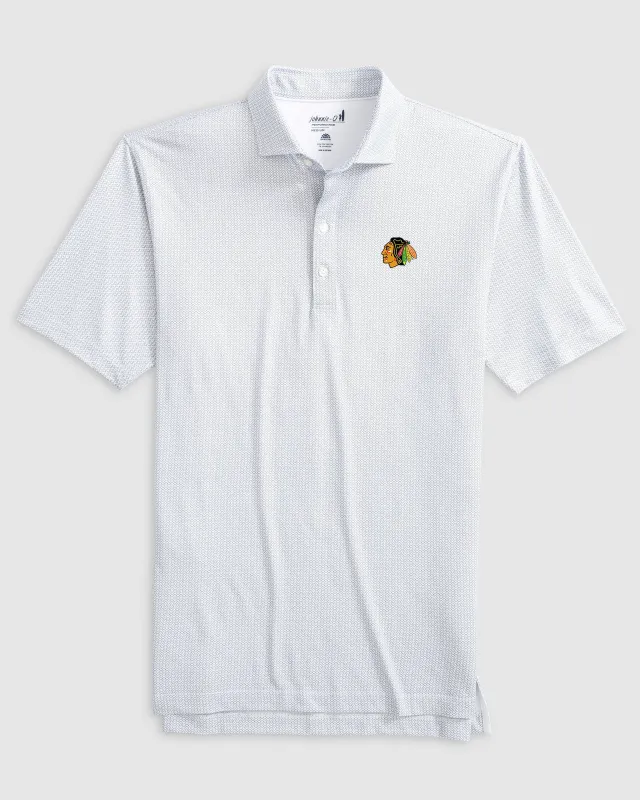 Chicago Blackhawks Slade Performance Jersey Polo sold by Johnnie-O