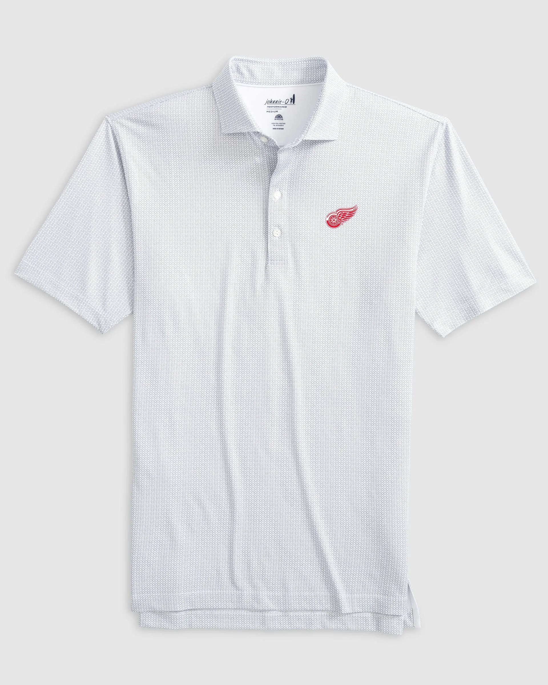 Detroit Redwings Slade Performance Jersey Polo sold by Johnnie-O