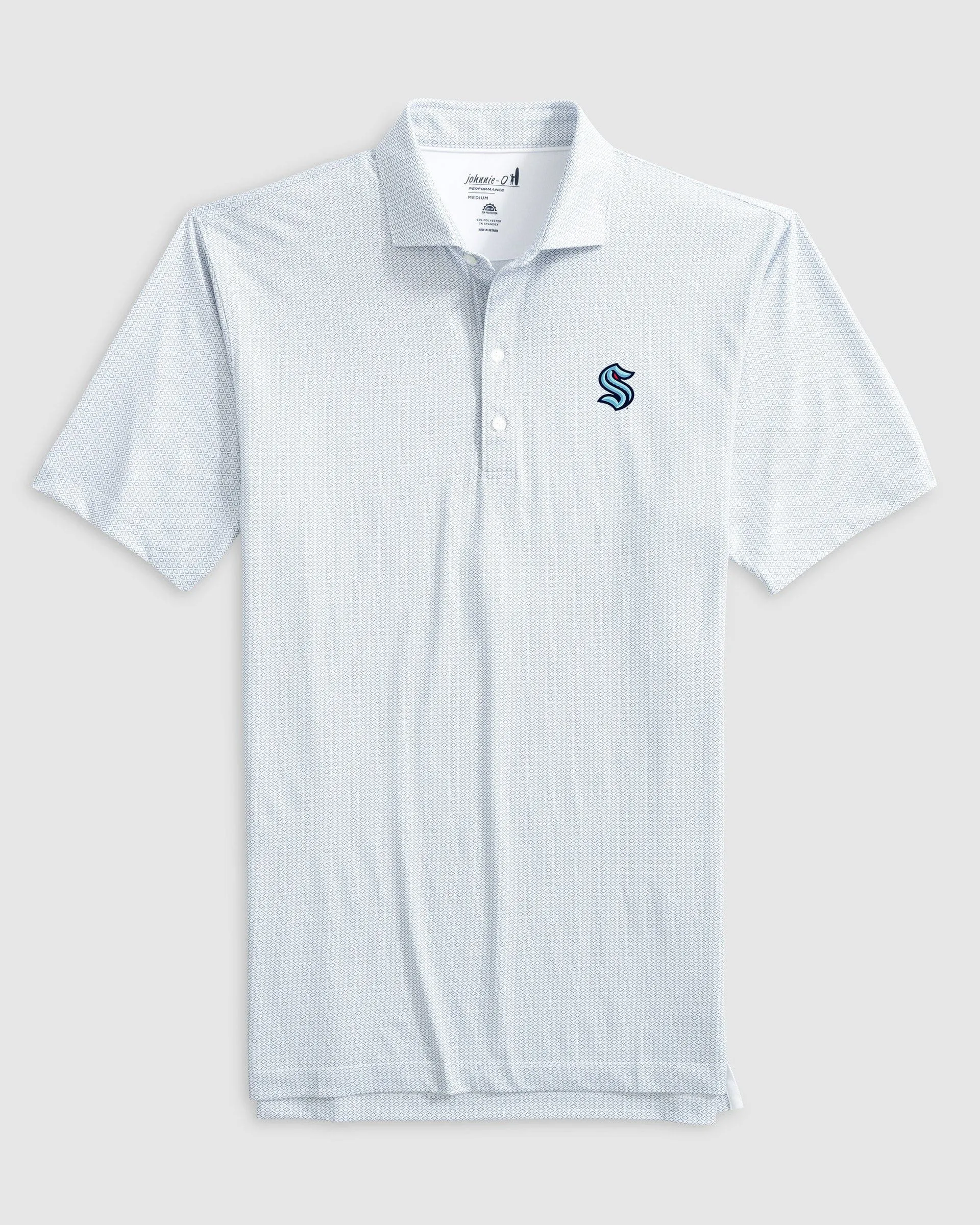 Seattle Kraken Slade Performance Jersey Polo sold by Johnnie-O product image thumbnail 2