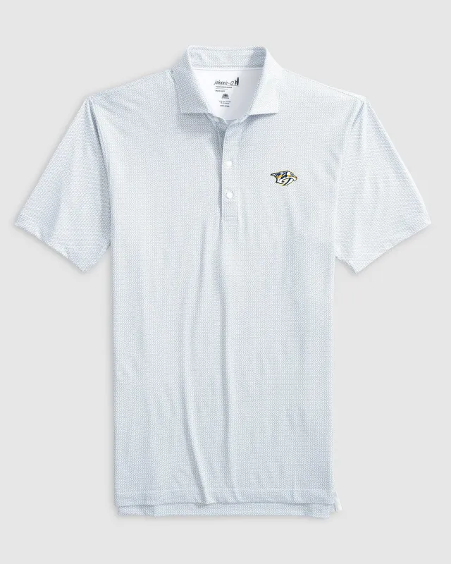 Nashville Predators Slade Performance Jersey Polo sold by Johnnie-O