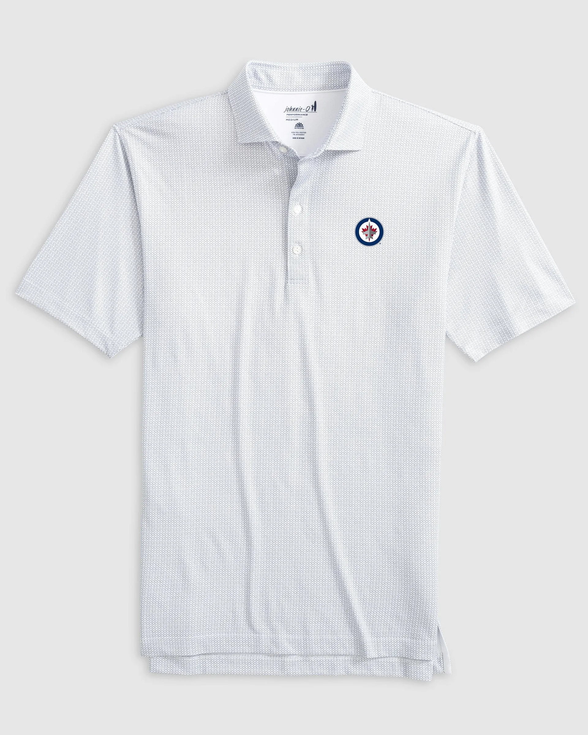Winnipeg Jets Slade Performance Jersey Polo sold by Johnnie-O
