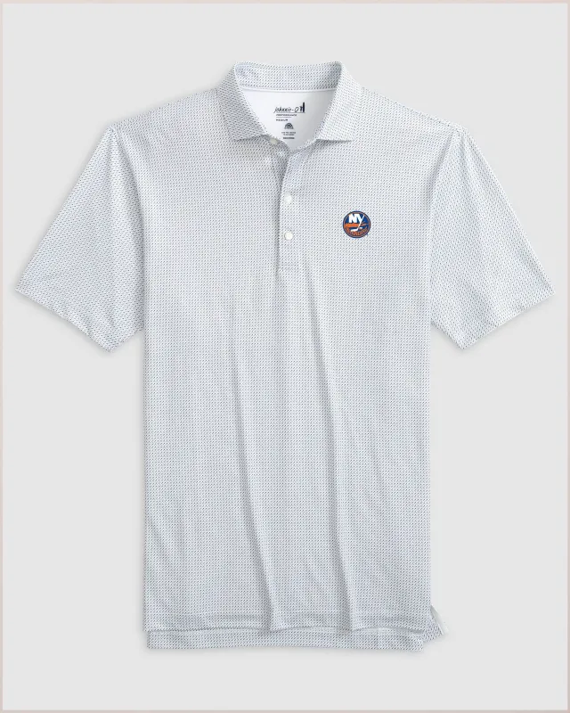 New York Islanders Tee Time Printed Performance Jersey Polo sold by Johnnie-O