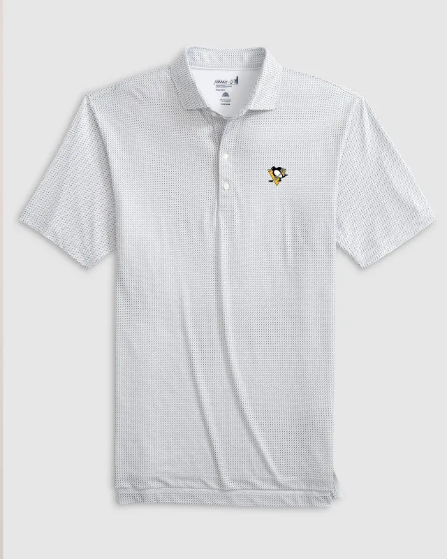 Pittsburgh Penguins Tee Time Printed Performance Jersey Polo sold by Johnnie-O