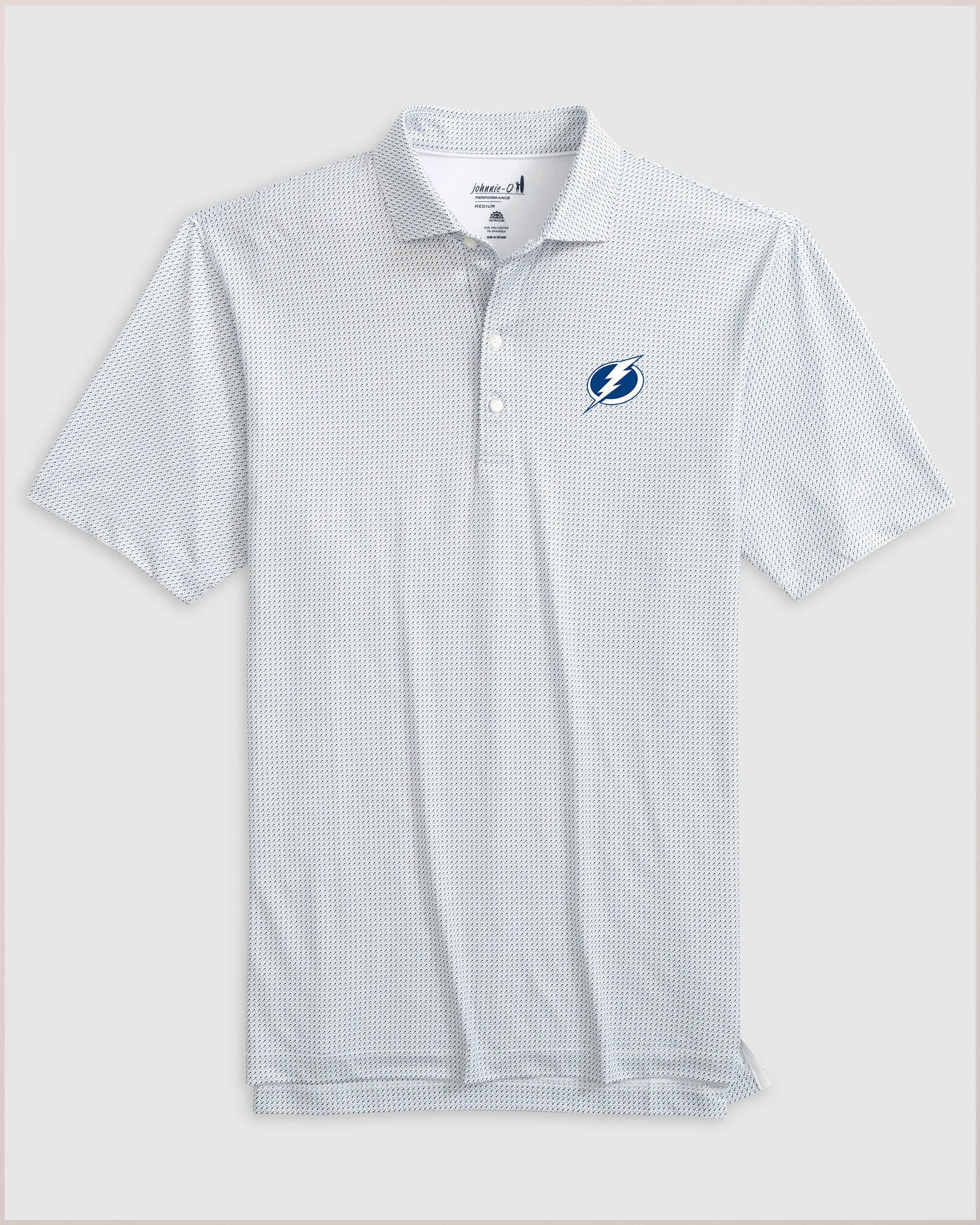 Tampa Bay Lightning Tee Time Printed Performance Jersey Polo sold by Johnnie-O product image thumbnail 2