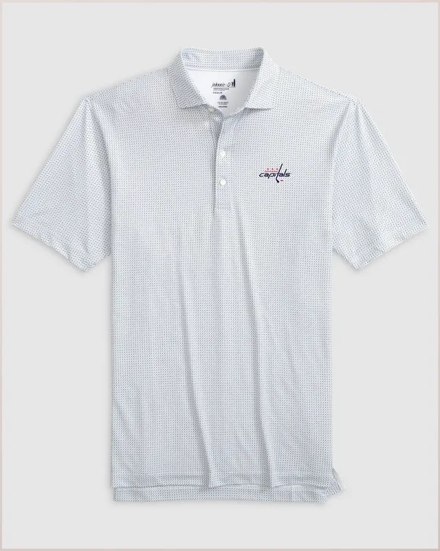 Washington Capitals Tee Time Printed Performance Jersey Polo sold by Johnnie-O