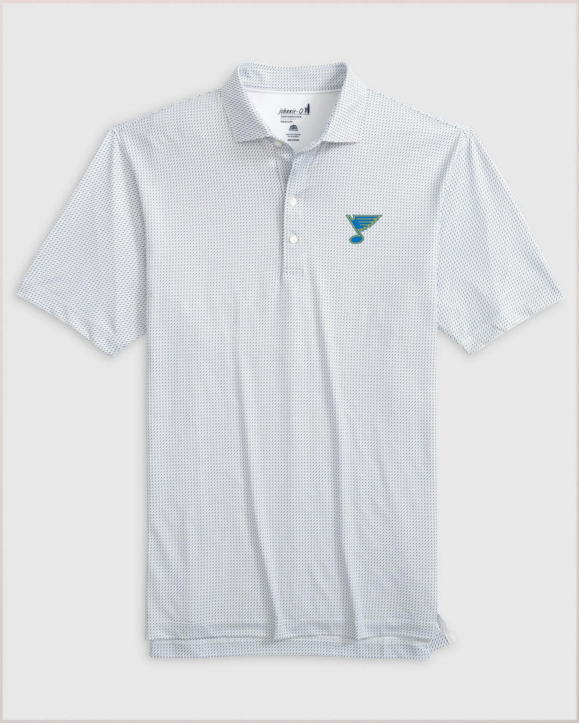 St. Louis Blues Tee Time Printed Performance Jersey Polo sold by Johnnie-O product image thumbnail 2