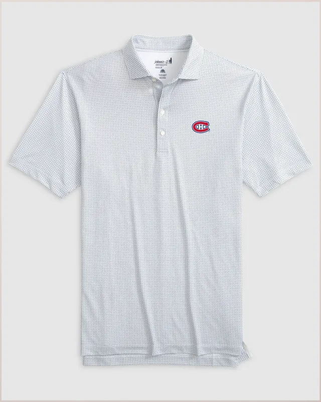 Montreal Canadiens Tee Time Printed Performance Jersey Polo sold by Johnnie-O