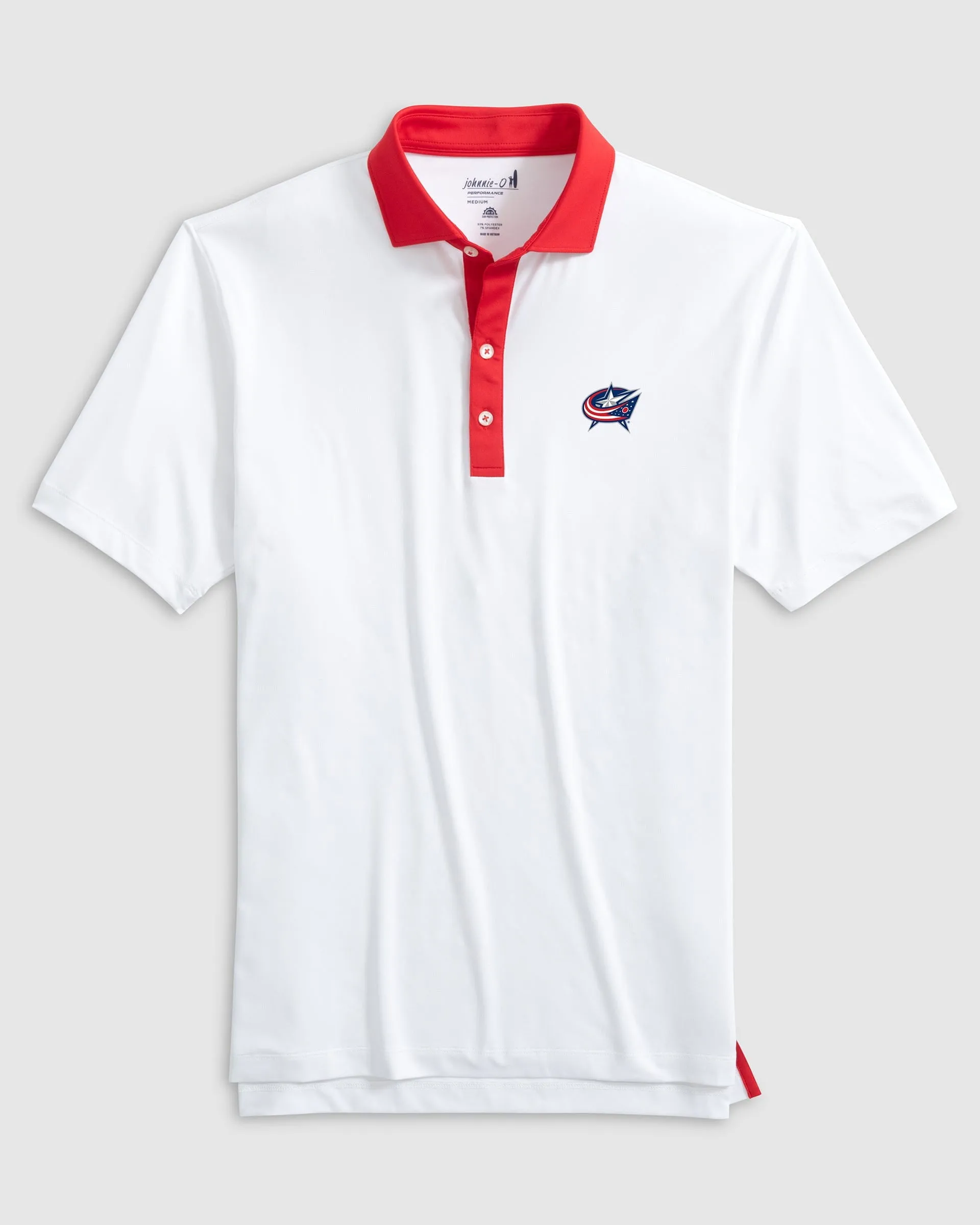 Columbus Blue Jackets Ramos Performance Jersey Polo sold by Johnnie-O product image thumbnail 2