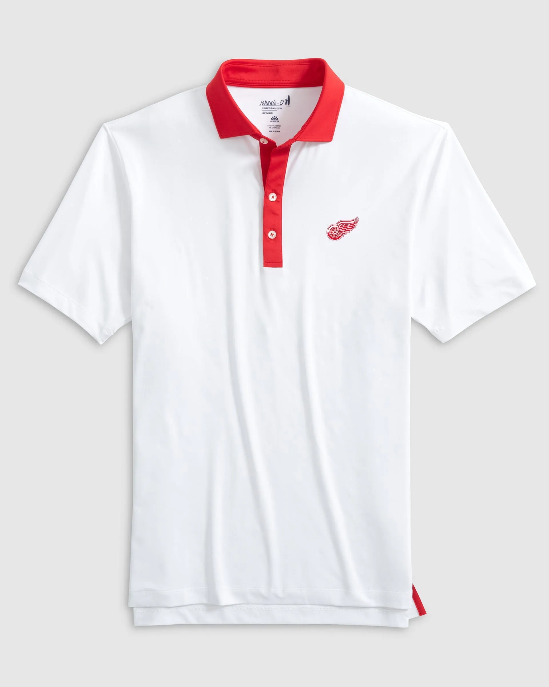 Detroit Redwings Ramos Performance Jersey Polo sold by Johnnie-O product image thumbnail 2