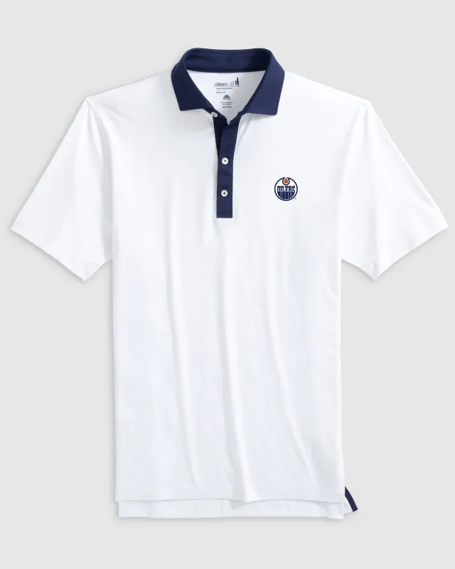 Edmonton Oilers Ramos Performance Jersey Polo sold by Johnnie-O
