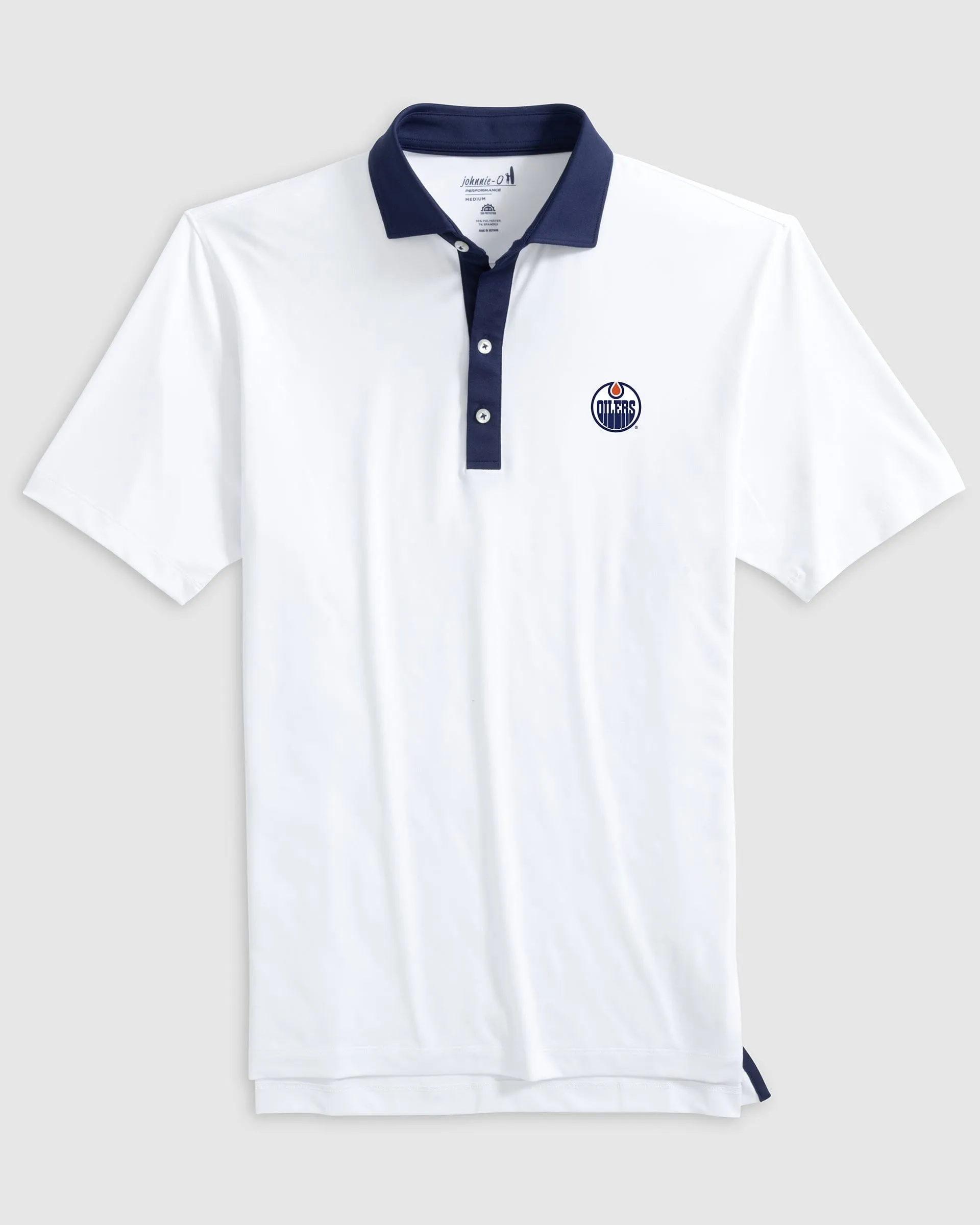 Edmonton Oilers Ramos Performance Jersey Polo sold by Johnnie-O