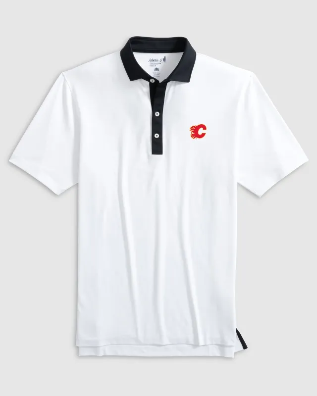 Calgary Flames Ramos Performance Jersey Polo sold by Johnnie-O