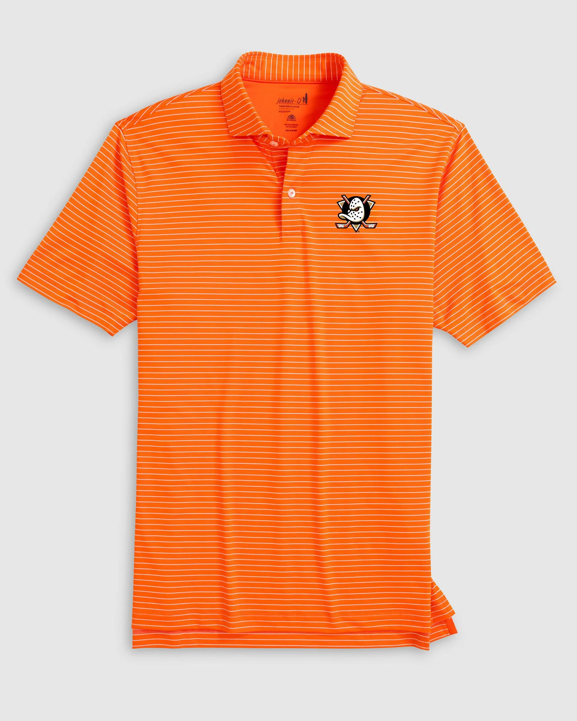 Anaheim Ducks Beau Striped Performance Jersey Polo sold by Johnnie-O product image thumbnail 2