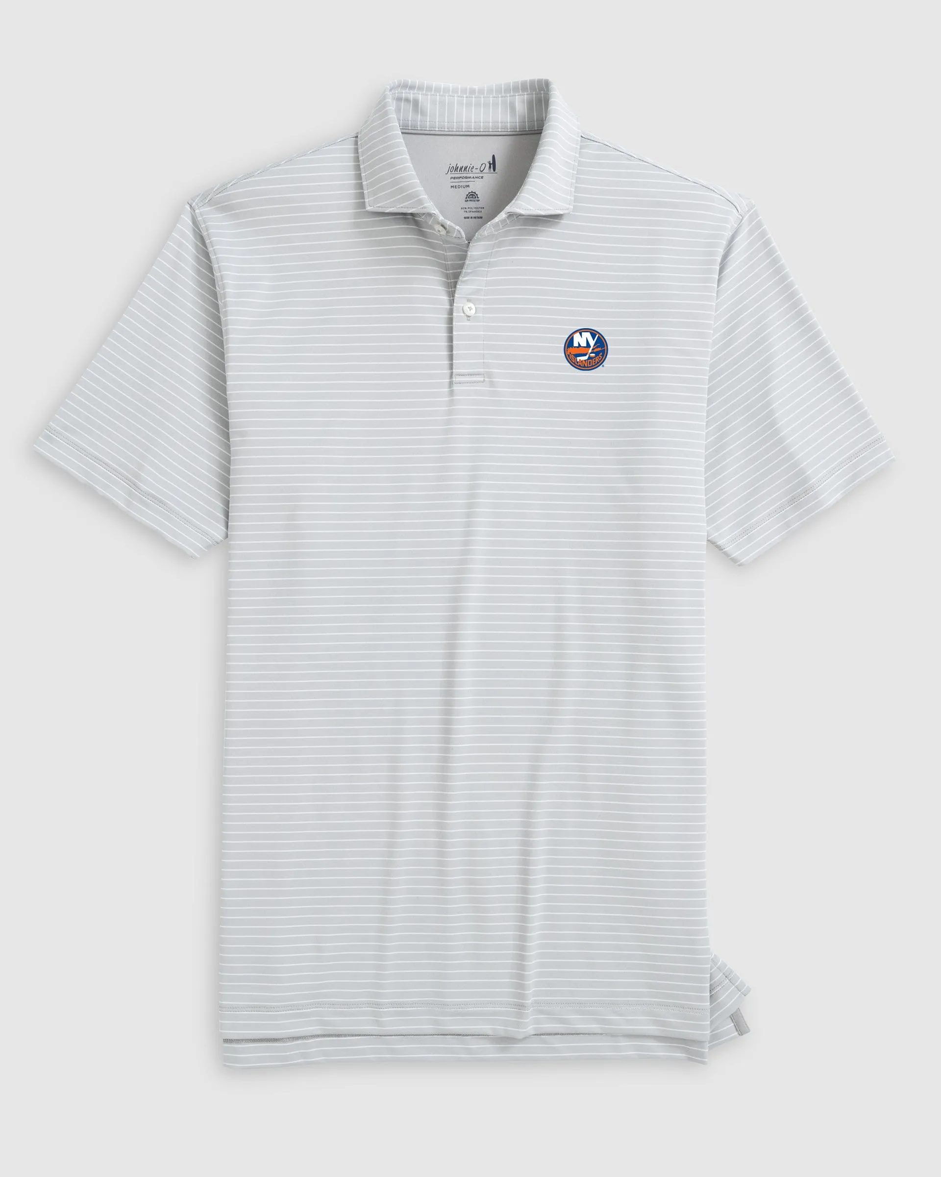 New York Islanders Beau Striped Performance Jersey Polo sold by Johnnie-O product image thumbnail 4