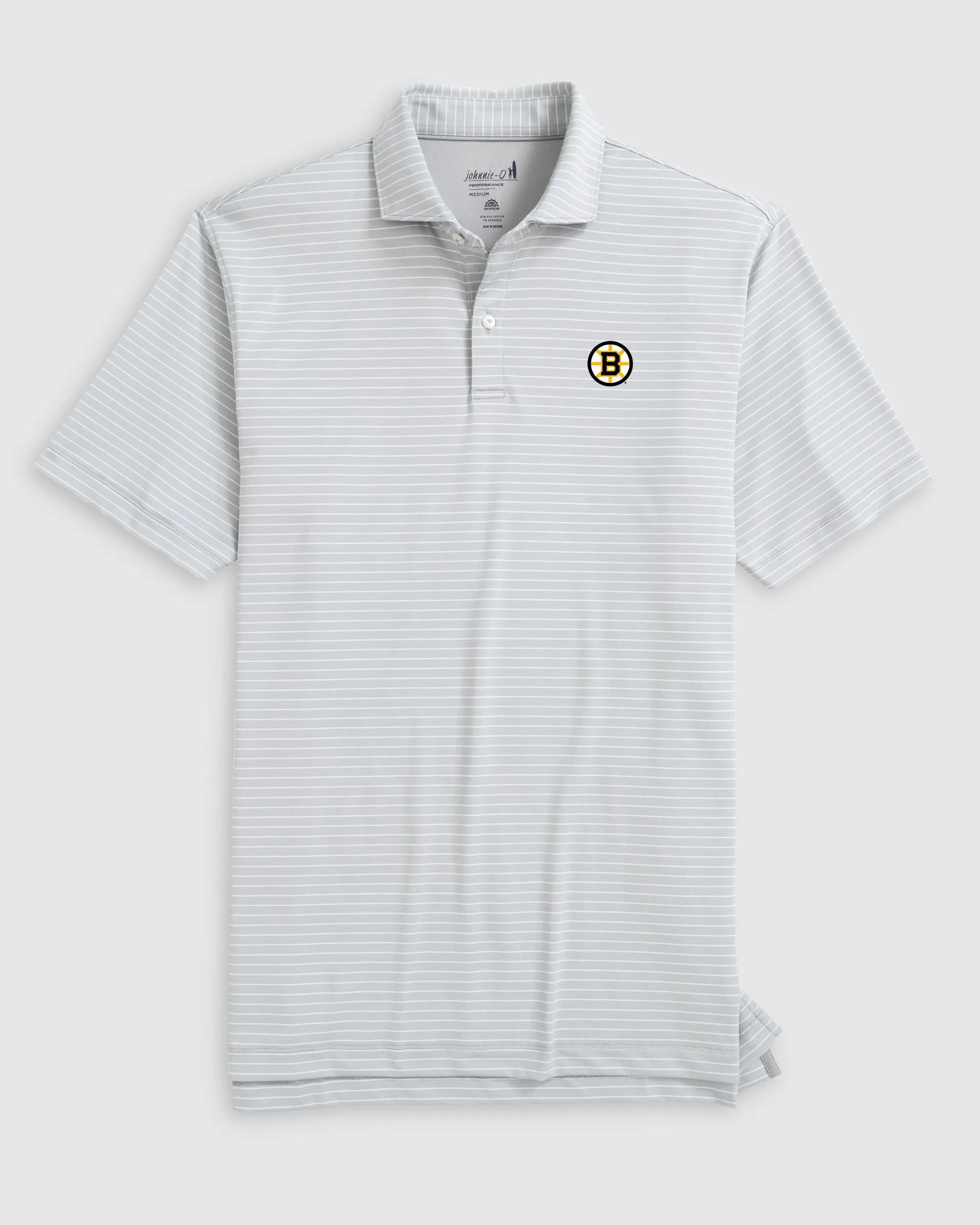 Boston Bruins Beau Striped Performance Jersey Polo sold by Johnnie-O product image thumbnail 2