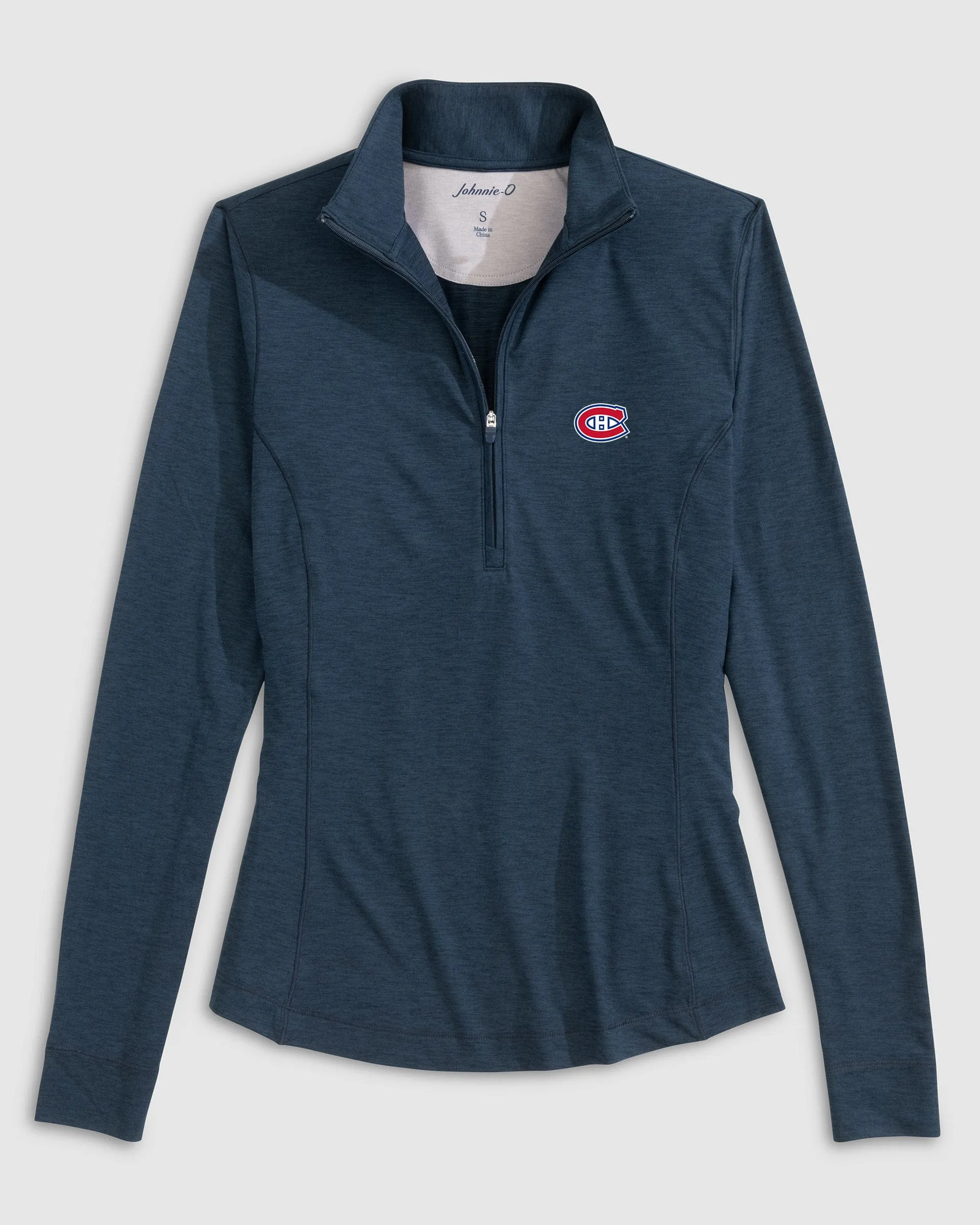 Women's Montreal Canadiens Susie Performance 1/4 Zip sold by Johnnie-O product image thumbnail 3