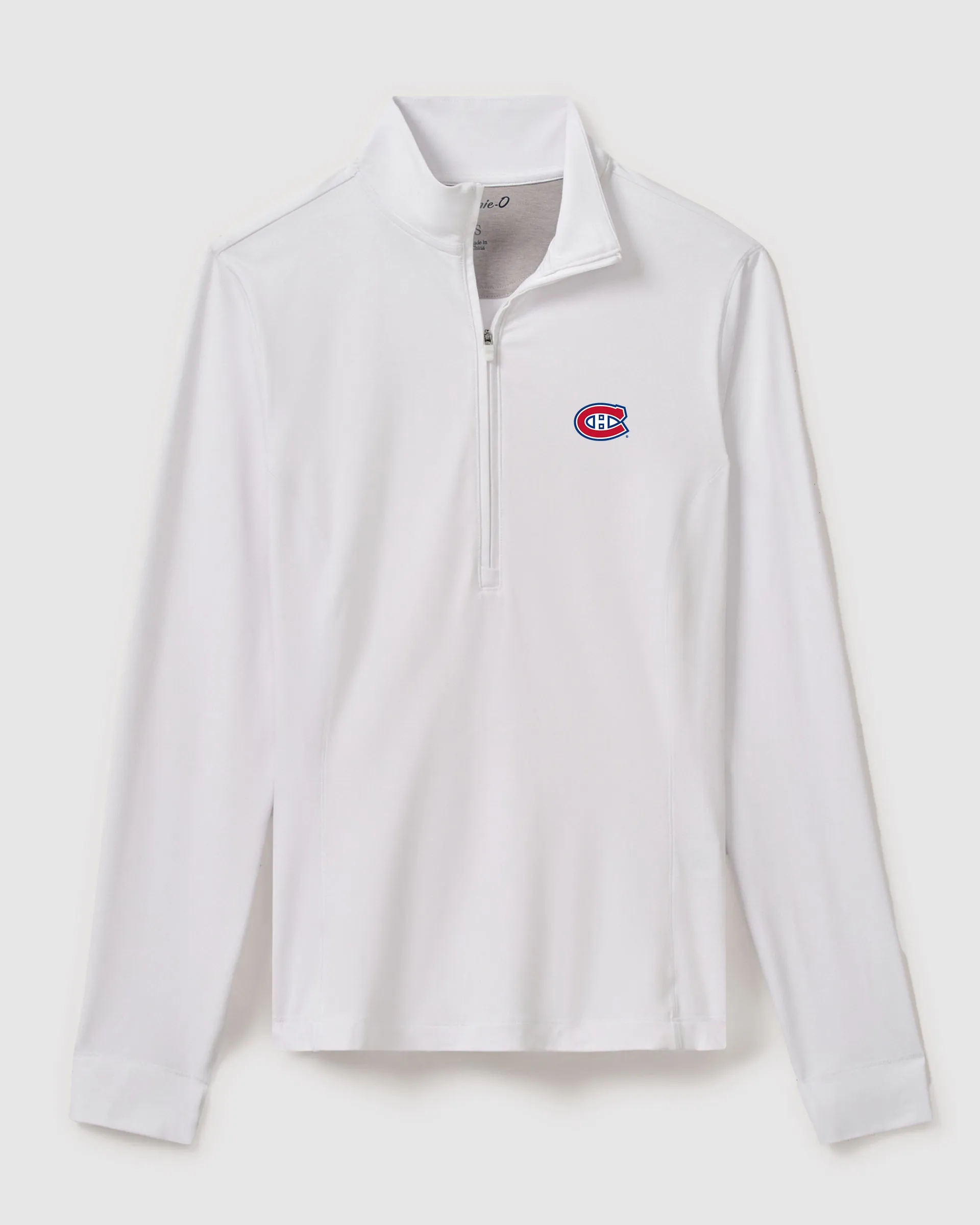 Women's Montreal Canadiens Susie Performance 1/4 Zip sold by Johnnie-O product image thumbnail 4