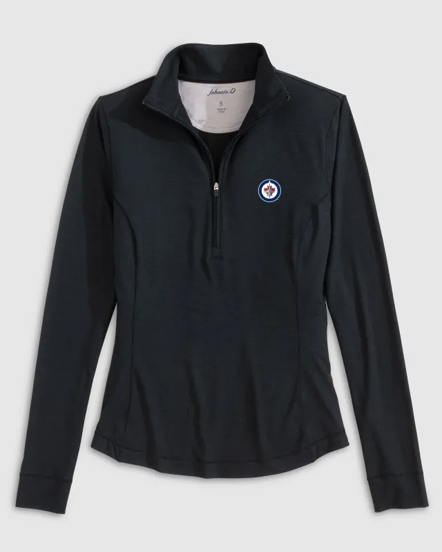 Women's Winnipeg Jets Susie Performance 1/4 Zip sold by Johnnie-O