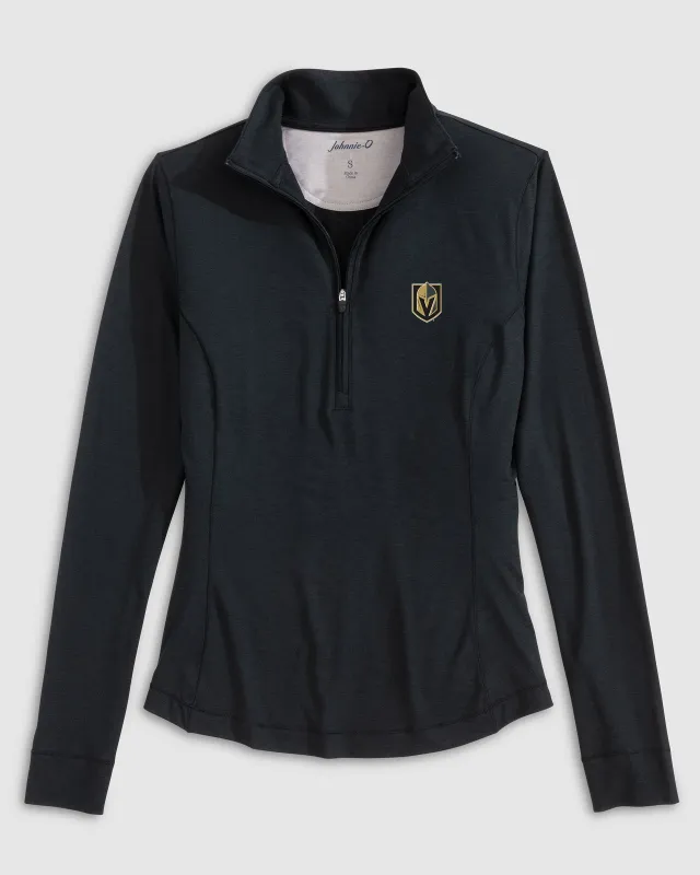 Women's Las Vegas Golden Knights Susie Performance 1/4 Zip sold by Johnnie-O