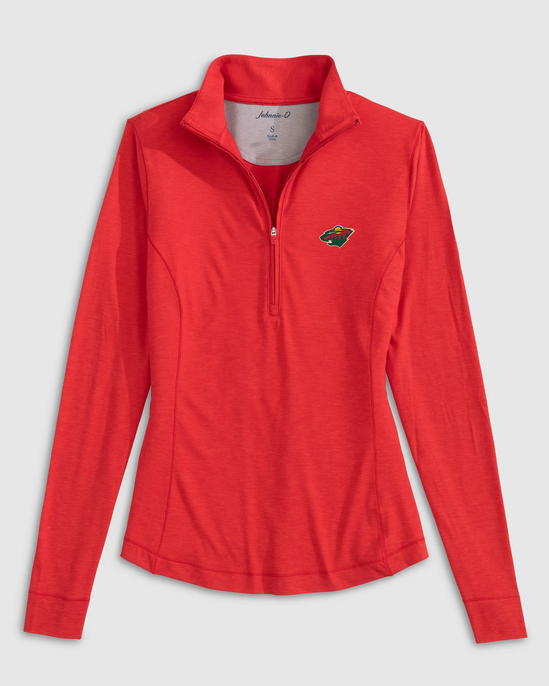 Women's Minnesota Wild Susie Performance 1/4 Zip sold by Johnnie-O product image thumbnail 3
