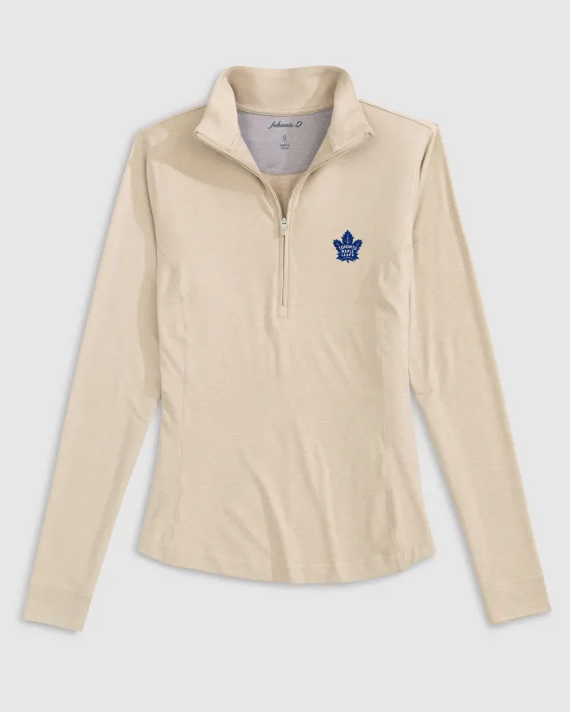 Women's Toronto Maple Leafs Susie Performance 1/4 Zip sold by Johnnie-O