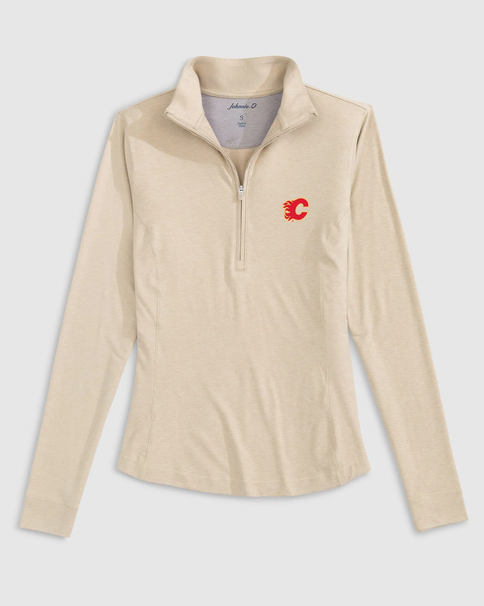 Women's Calgary Flames Susie Performance 1/4 Zip sold by Johnnie-O product image thumbnail 2