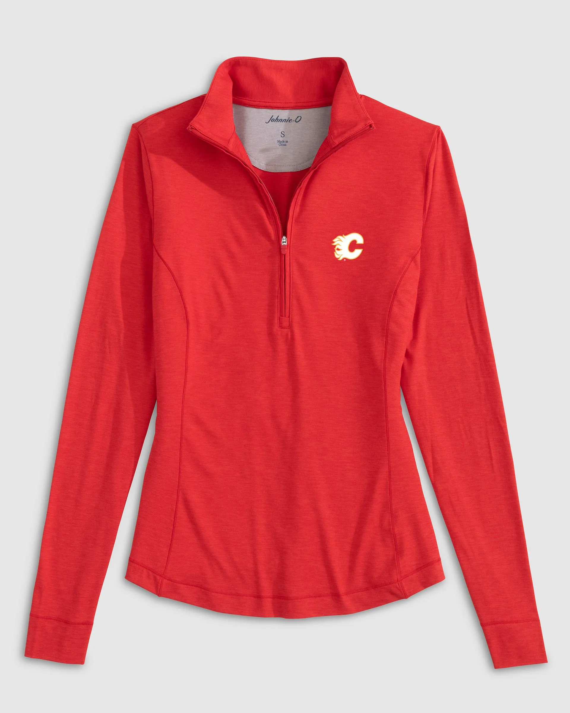 Women's Calgary Flames Susie Performance 1/4 Zip sold by Johnnie-O product image thumbnail 3