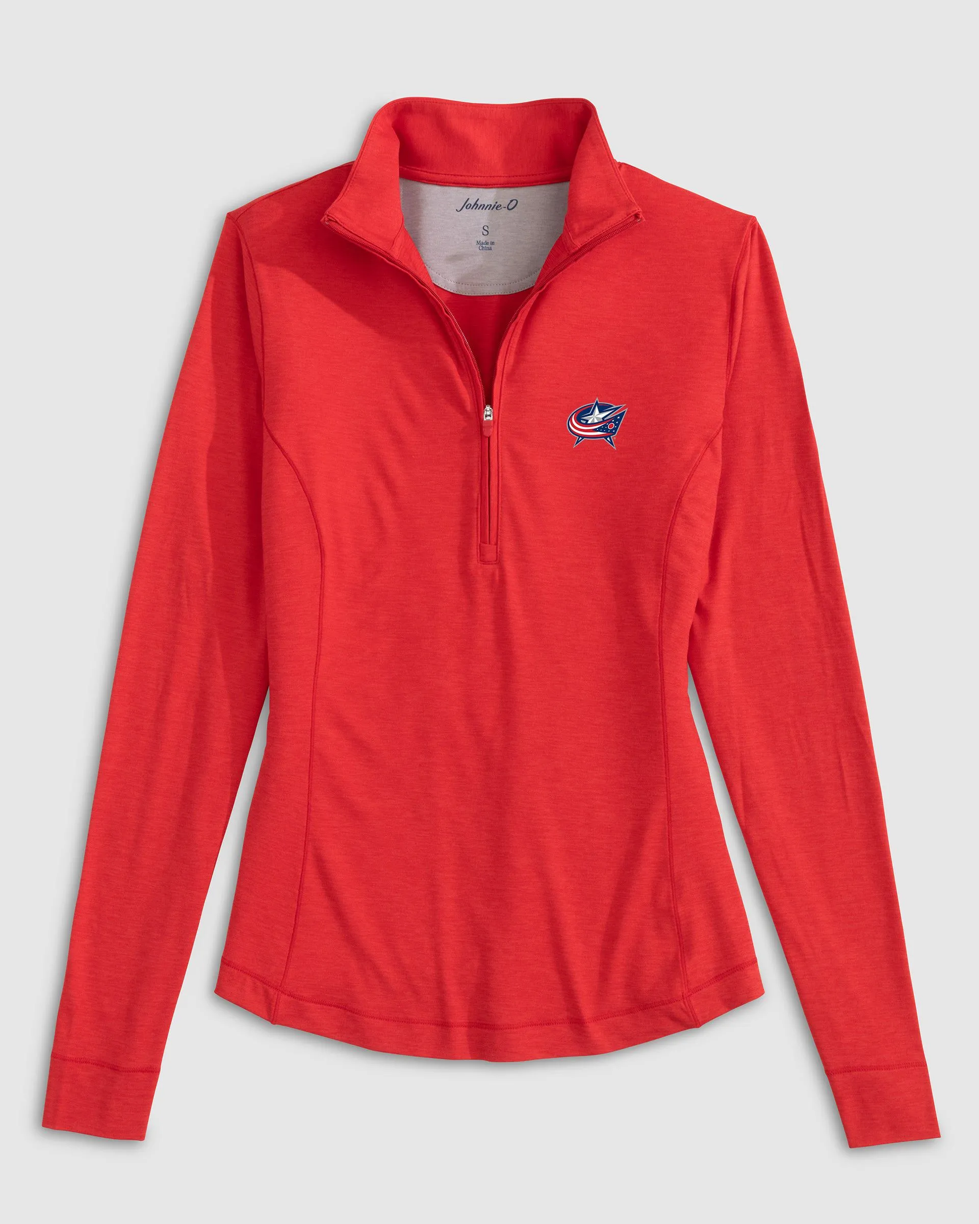 Women's Columbus Blue Jackets Susie Performance 1/4 Zip sold by Johnnie-O product image thumbnail 2