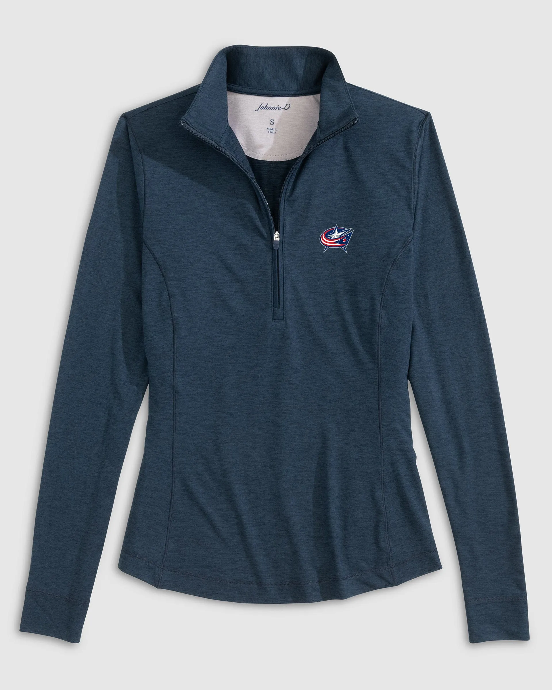 Women's Columbus Blue Jackets Susie Performance 1/4 Zip sold by Johnnie-O product image thumbnail 3