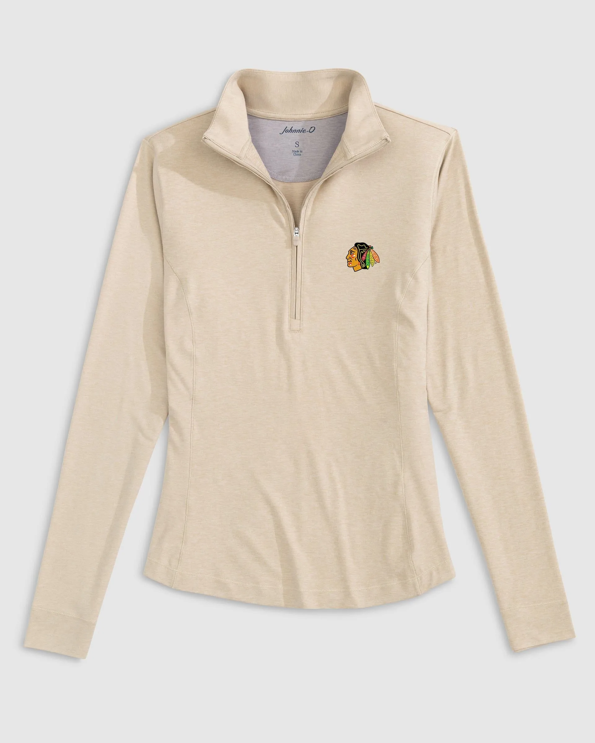 Women's Chicago Blackhawks Susie Performance 1/4 Zip sold by Johnnie-O product image thumbnail 2