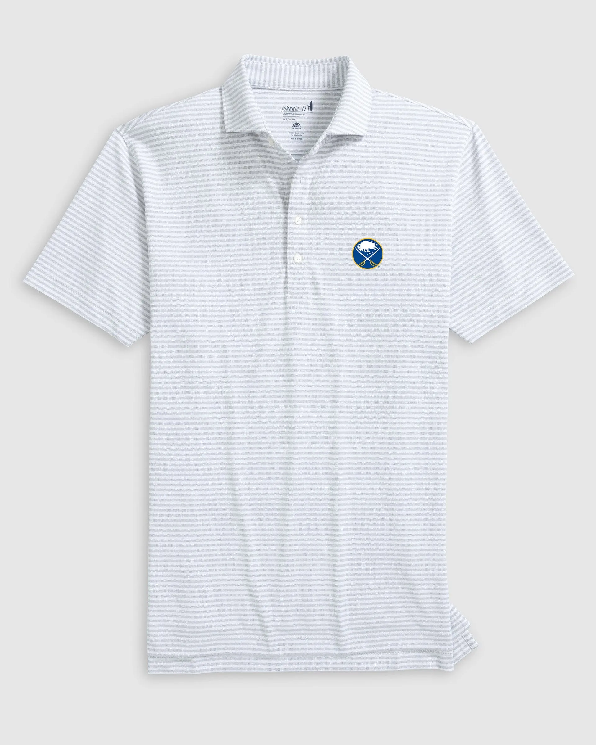 Buffalo Sabres Stetsons Striped Performance Mesh Polo sold by Johnnie-O product image thumbnail 3