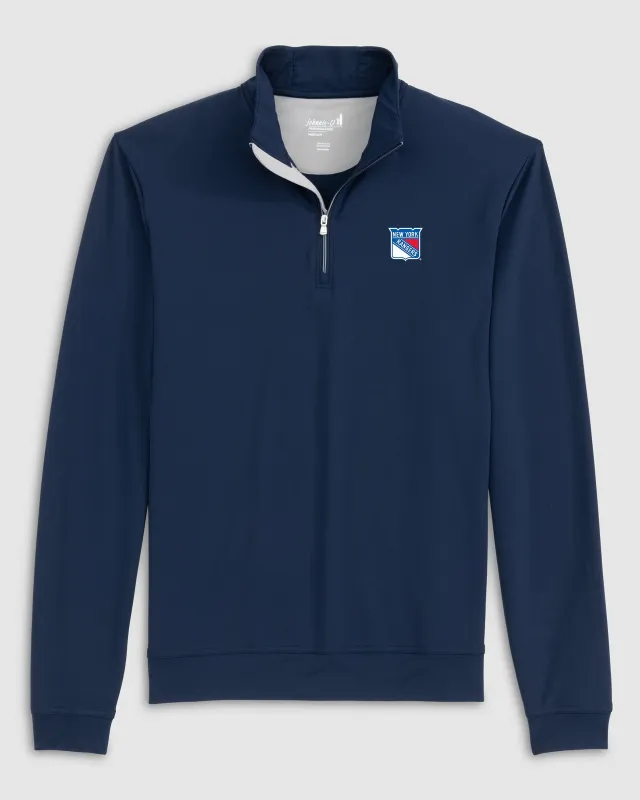 New York Rangers Motion Performance 1/4 Zip Pullover sold by Johnnie-O