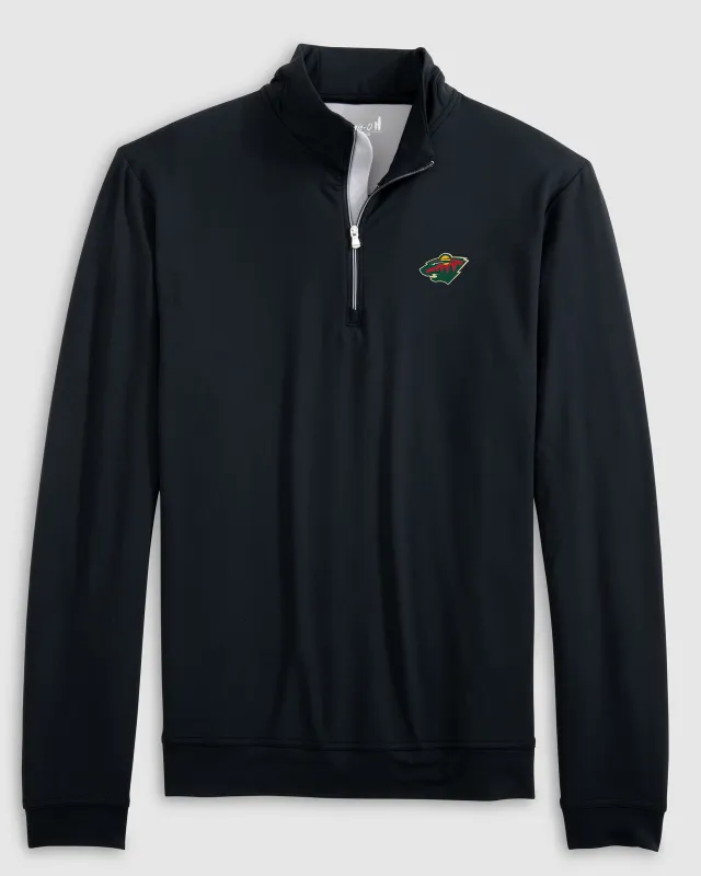 Minnesota Wild Motion Performance 1/4 Zip Pullover sold by Johnnie-O