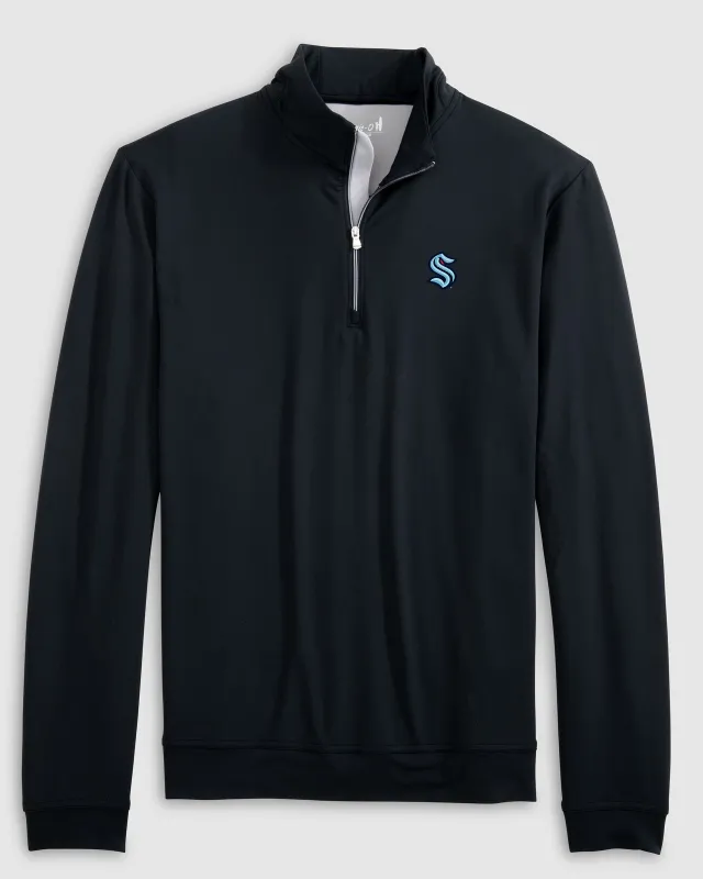Seattle Kraken Motion Performance 1/4 Zip Pullover sold by Johnnie-O