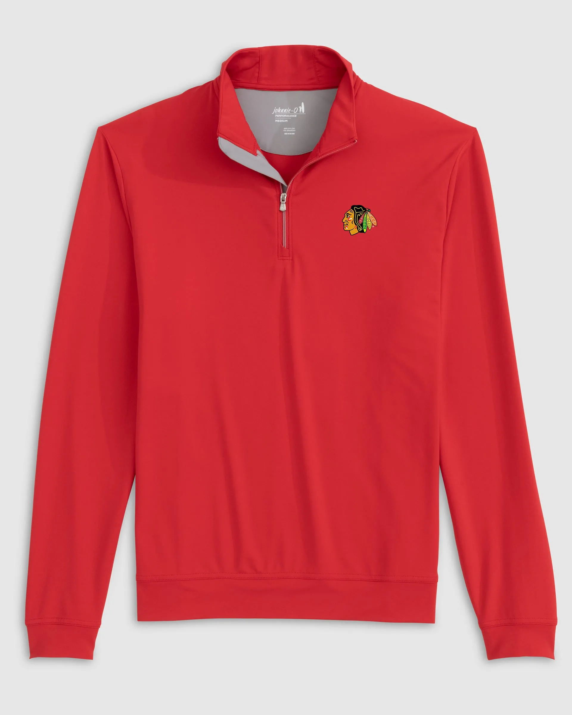 Chicago Blackhawks Motion Performance 1/4 Zip Pullover sold by Johnnie-O product image thumbnail 2