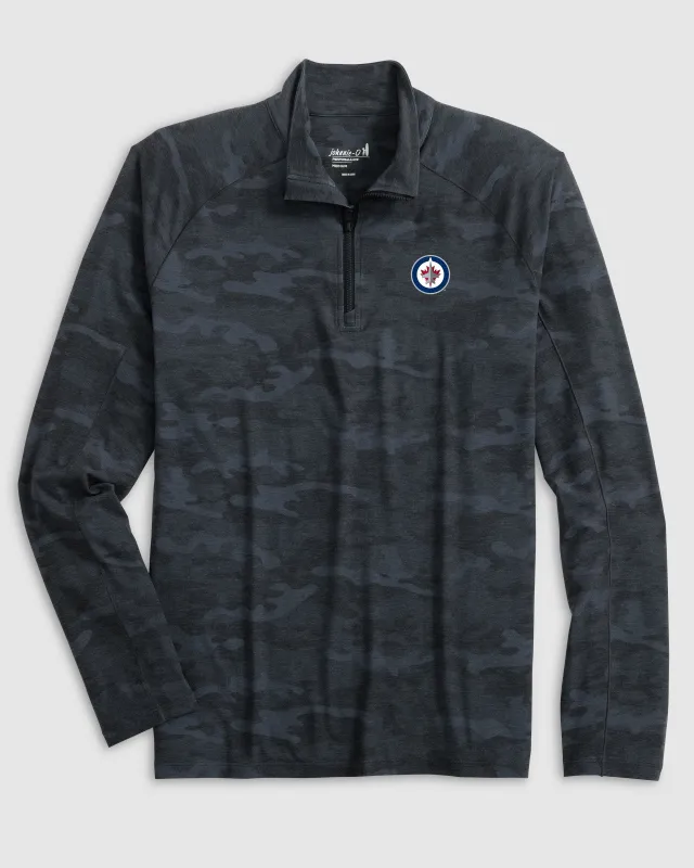Winnipeg Jets Patton Performance Camo 1/4 Zip sold by Johnnie-O
