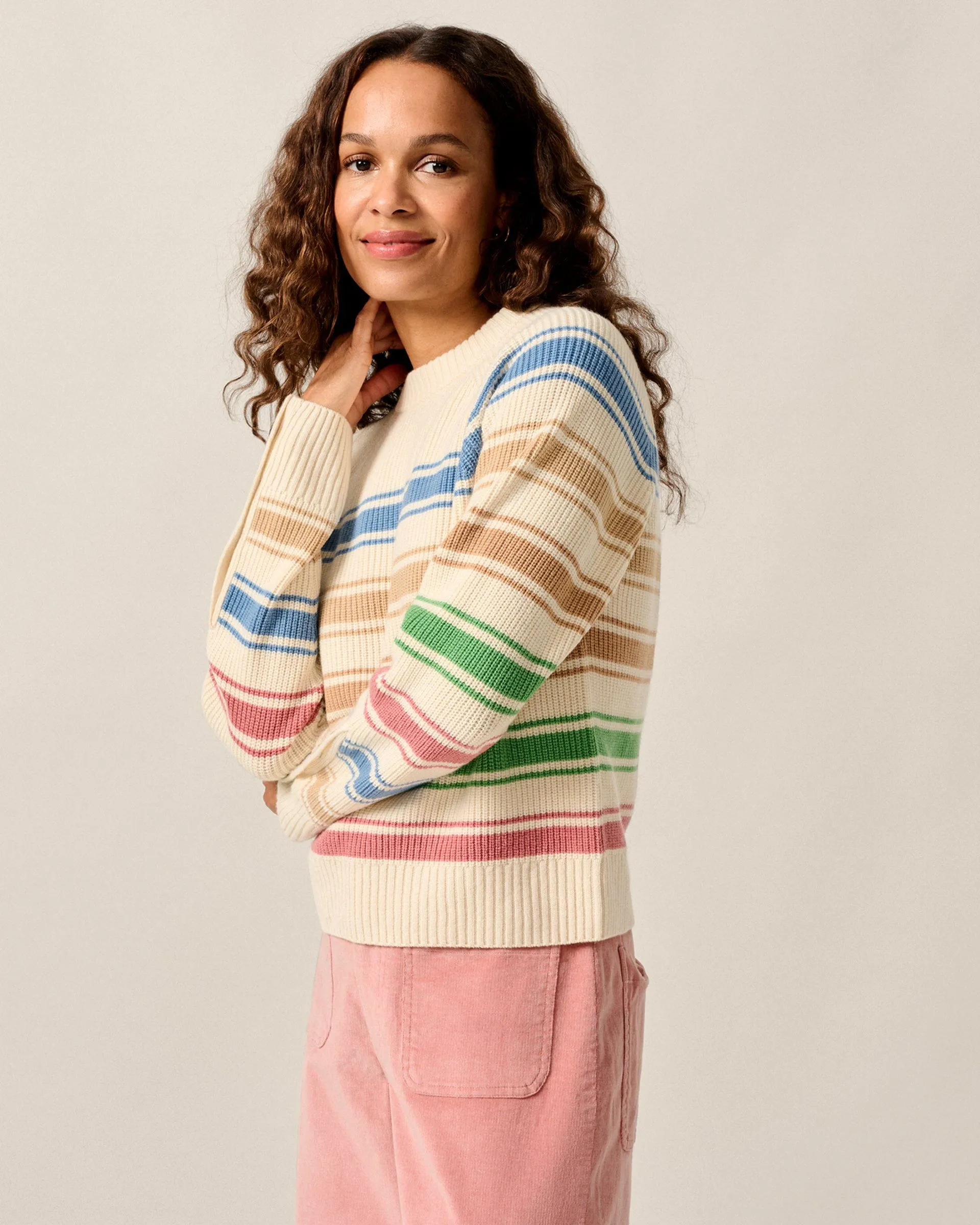 Kinze Striped Crewneck Sweater sold by Johnnie-O product image thumbnail 4