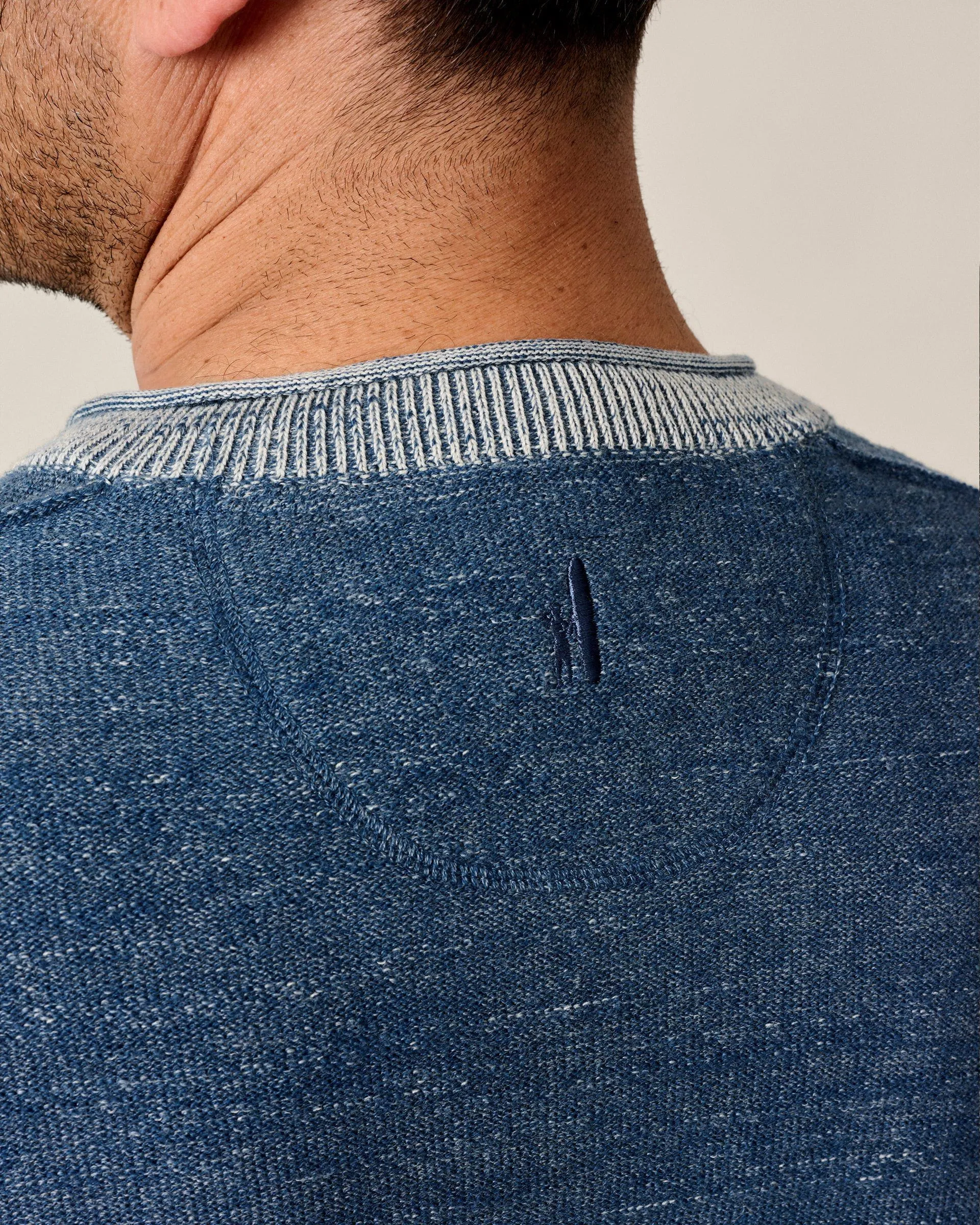 Jamesy Split Neck Cotton Sweater sold by Johnnie-O product image thumbnail 3