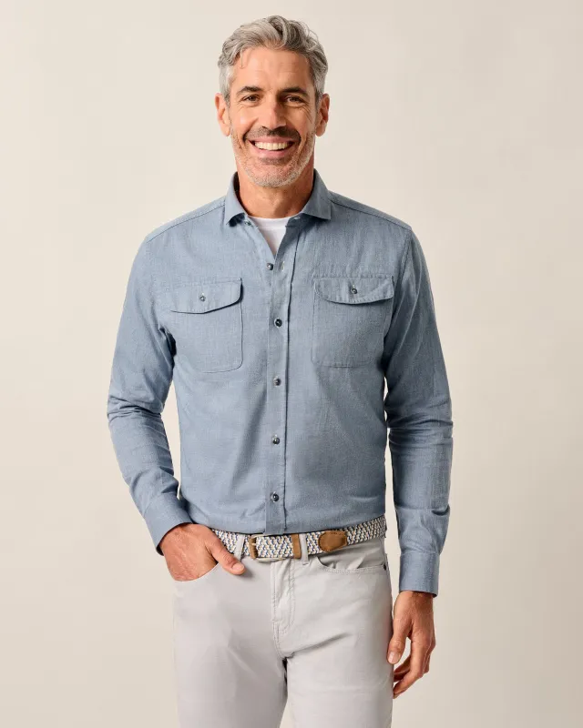 Alpond Chambray Button Down Shirt sold by Johnnie-O