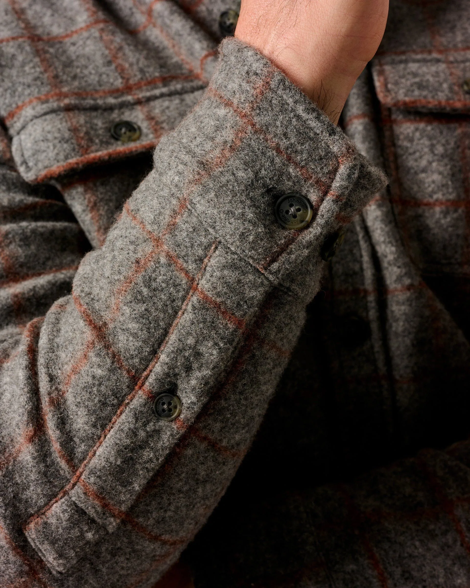 McDowell Wool Quilt-Lined Shacket sold by Johnnie-O product image thumbnail 3