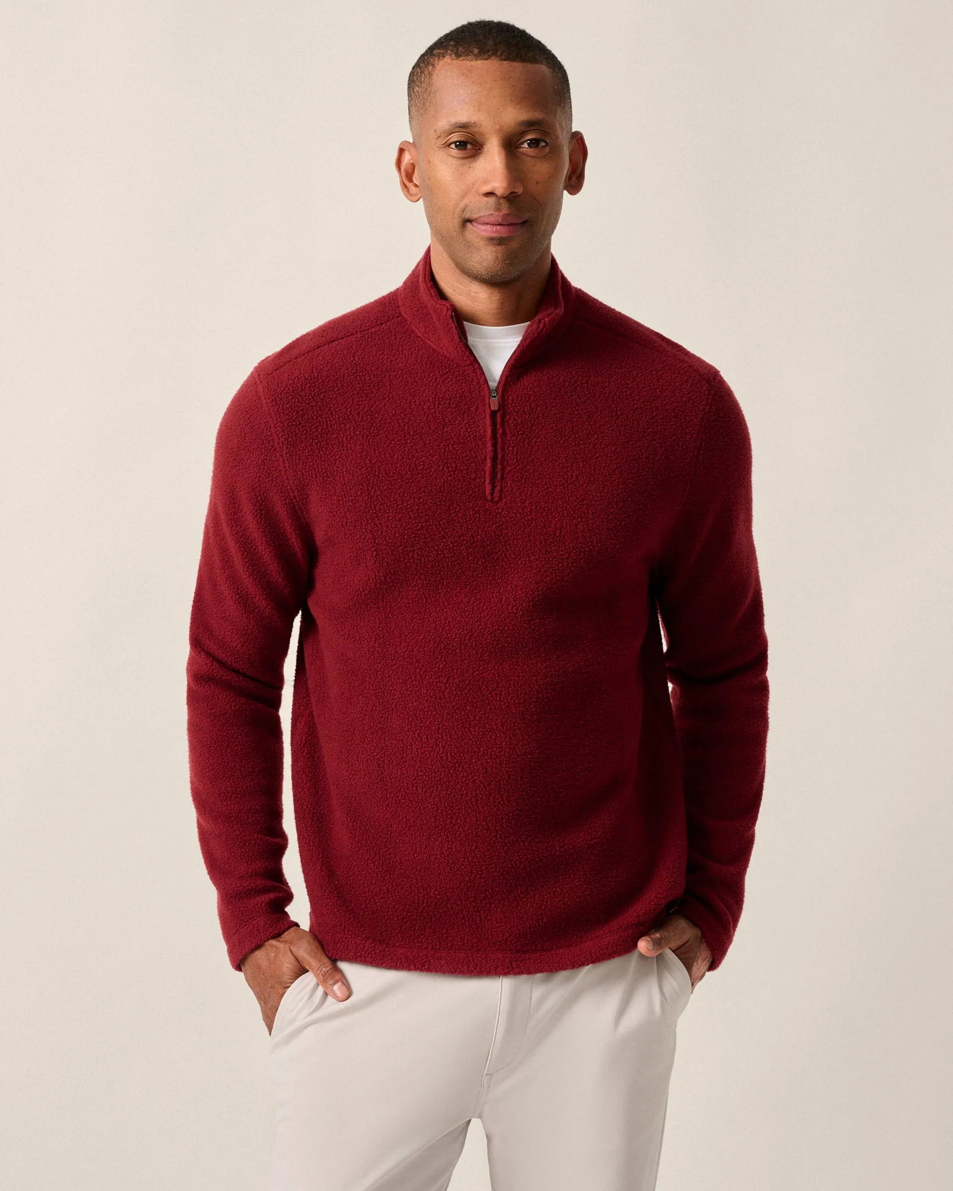 Dion Sherpa 1/4 Zip Pullover sold by Johnnie-O